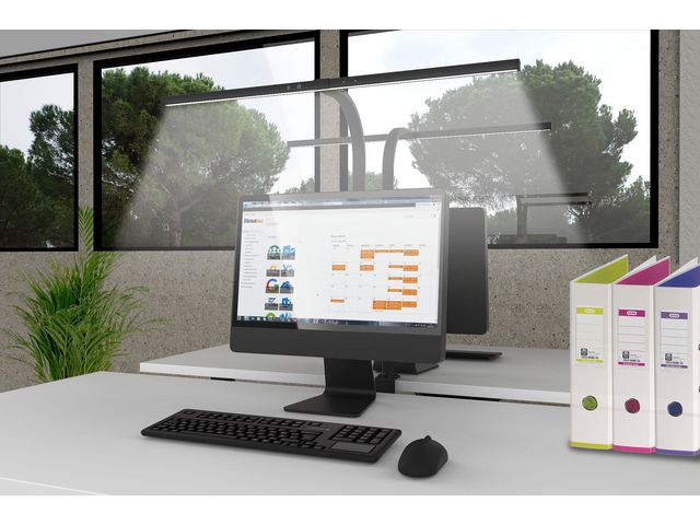 Bordslampa UNILUX Strata Led svart